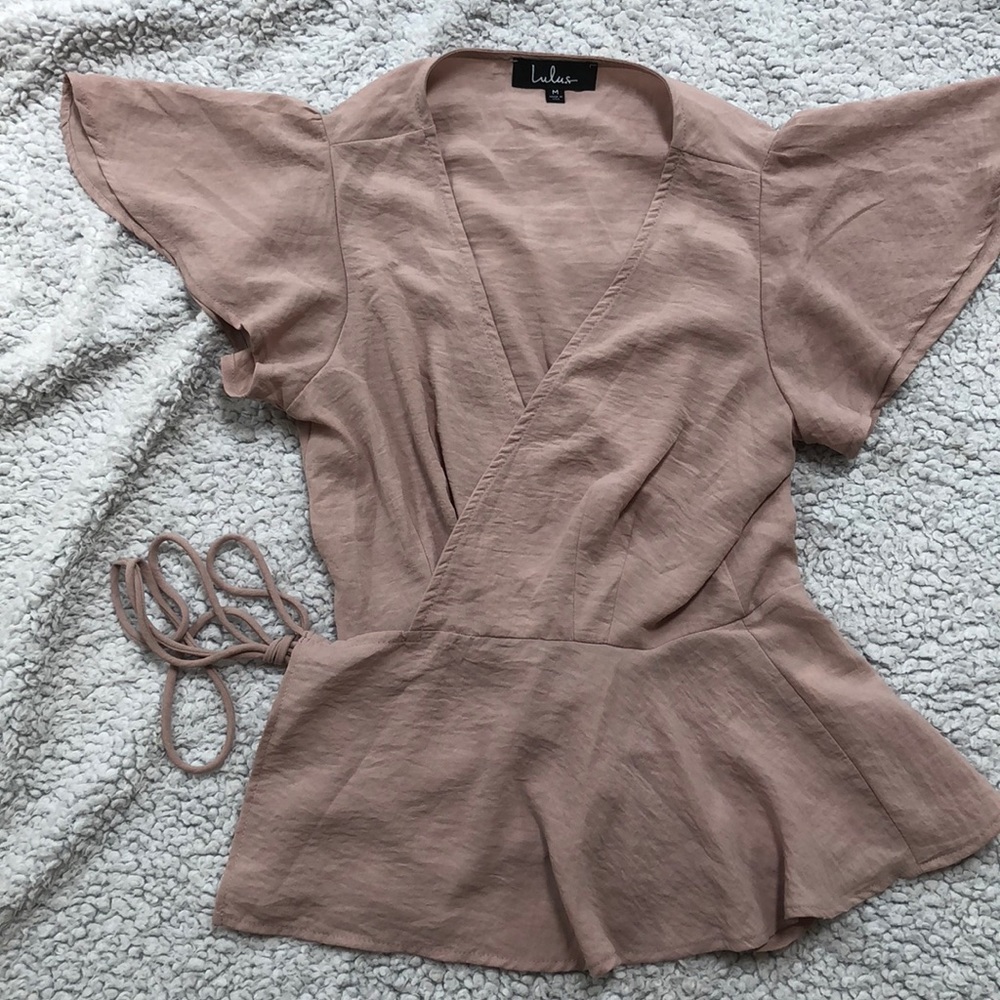 Lulus wrap shirt